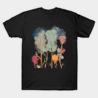 Watercolor Fall Forest T-Shirt